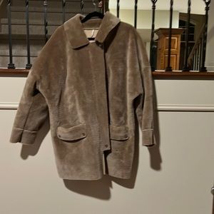 Free people faux fur coat.